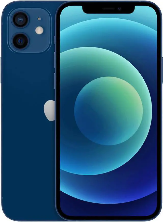 Alt view image 6 of 6 - Apple iPhone 12 128GB GSM/CDMA Fully Unlocked - Blue