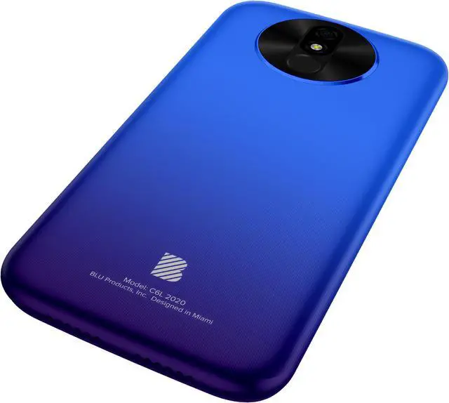 Alt view image 6 of 7 - BLU C6L 2020 C0090WW 16GB GSM Unlocked Android Smart Phone - Blue