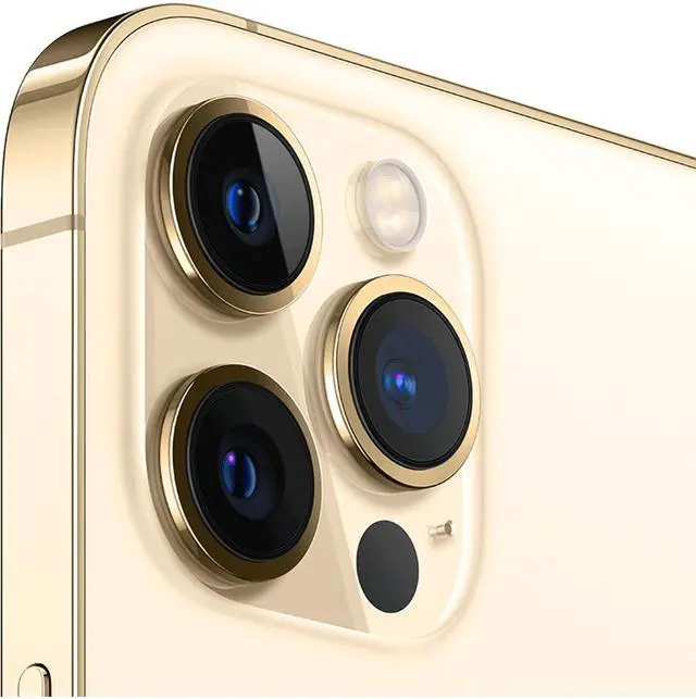 Alt view image 3 of 9 - Apple iPhone 12 Pro Max 128GB GSM/CDMA Fully Unlocked - Gold