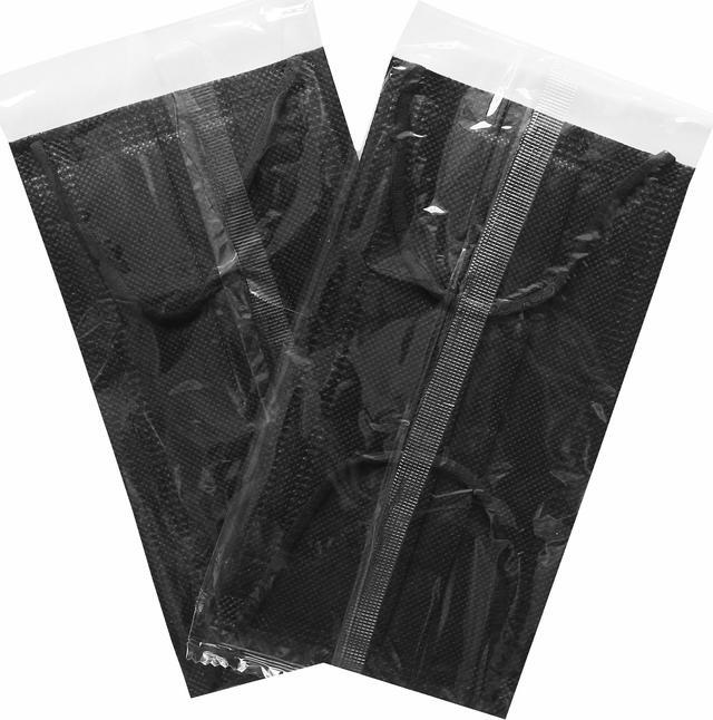 Alt view image 7 of 14 - WeCare Disposable Face Mask, 4-Ply with Ear Loop (50 Individually Wrapped) - Black