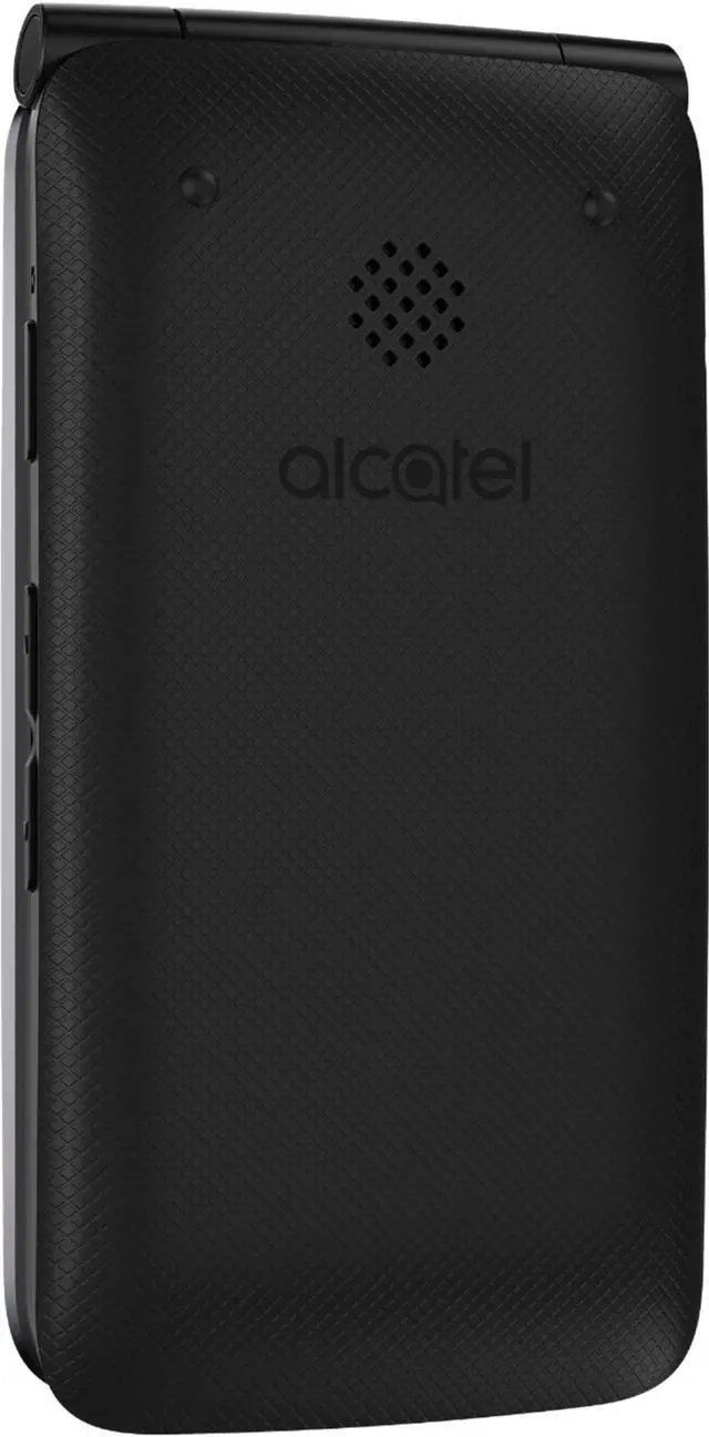 Alt view image 4 of 4 - Alcatel QUICKFLIP 4044C Cricket Unlocked 4G LTE HD Voice Flip Phone - Grey