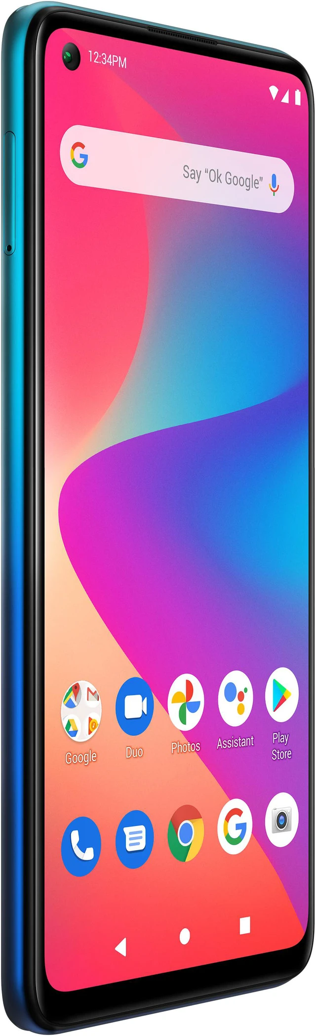 Alt view image 5 of 5 - BLU G91 G0410WW 128GB Dual SIM GSM Unlocked Android Smart Phone - Gradient Cyan
