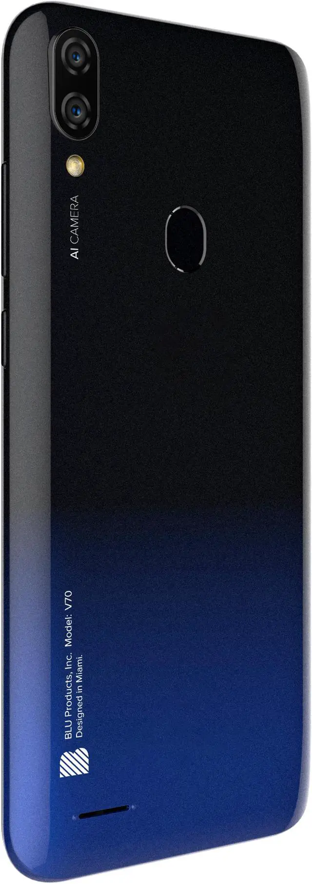 Alt view image 3 of 7 - BLU V70 V0530WW 64GB GSM Unlocked SmartPhone - Black
