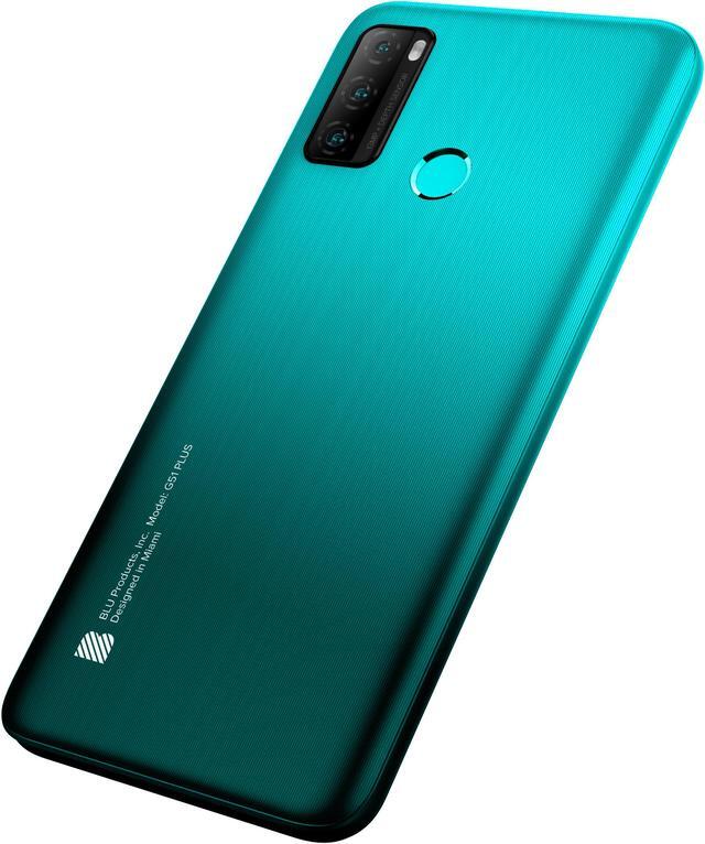 Alt view image 4 of 6 - BLU G51 Plus G0510WW 64GB GSM Unlocked Android Smartphone - Gradient Green