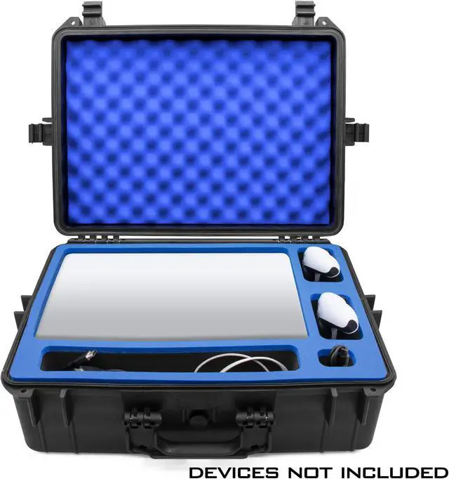 Alt view image 4 of 6 - CASEMATIX Hard Shell Travel Case Compatible with PlayStation 5 Console, Controllers, Games and Accessories - Custom Foam Fits Both Disc and Digital Edition