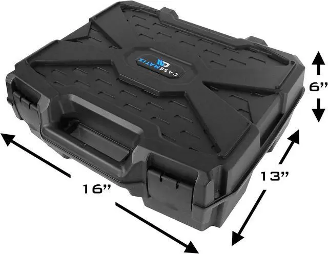 Alt view image 4 of 6 - CASEMATIX Hard Shell Travel Case Compatible with Xbox Series S Console, Controllers, Games and Other Accessories