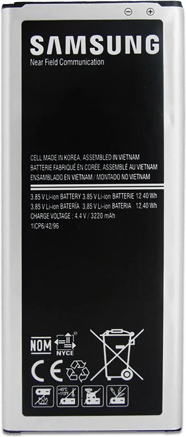 Alt view image 4 of 5 - Genuine Samsung Galaxy Note 4 N910 EB-BN910BBZ EB-BN910BBE EB-BN910BBU Battery