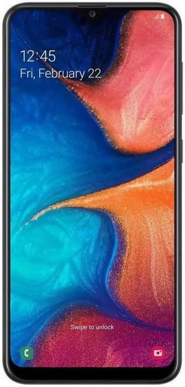 Main image of Samsung Galaxy A20 A205G 32GB Dual Sim Unlocked GSM Phone w/ Dual 13MP Camera - Deep Blue
