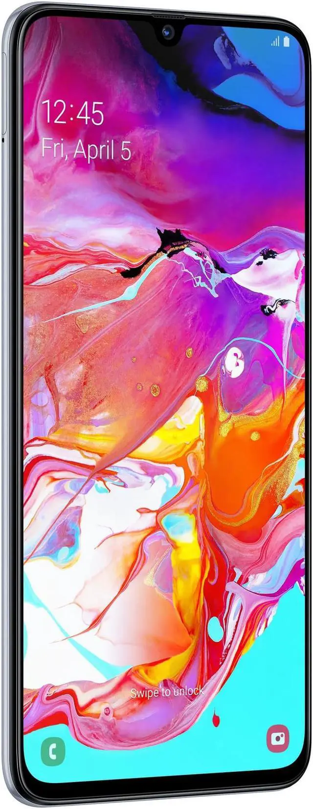 Alt view image 4 of 7 - Samsung Galaxy A70 A705M 128GB DUOS GSM Unlocked Android Phone W/ Dual 32MP Camera (International Variant/US Compatible LTE) - White