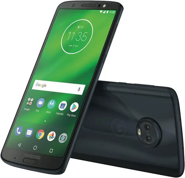 Alt view image 7 of 7 - Motorola Moto G6 Plus XT1926-7 64GB Unlocked GSM Android Phone w/ Dual 12MP/5MP Camera - Deep Indigo