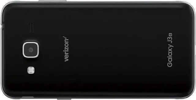Alt view image 4 of 7 - Samsung J3 J327V 16GB Unlocked Verizon Phone w/ 5MP Camera - Dark Grey