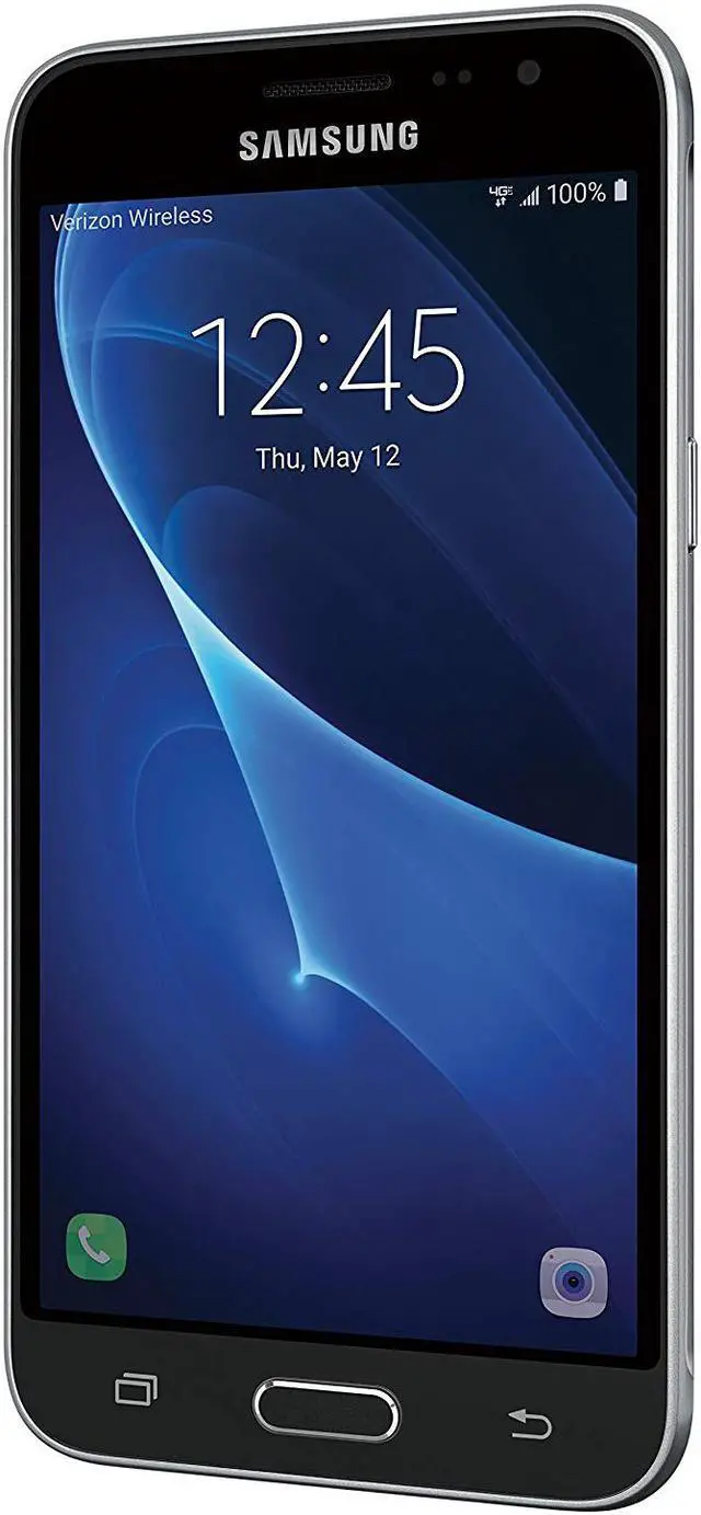 Alt view image 5 of 7 - Samsung J3 J327V 16GB Unlocked Verizon Phone w/ 5MP Camera - Dark Grey