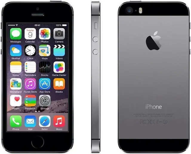 Alt view image 3 of 4 - Apple iPhone 5s A1533 4G LTE Unlocked GSM Phone - B Grade Refurbished 4.0" Gray 1GB RAM DDR3 RAM