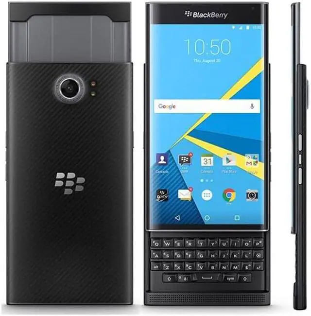 Alt view image 5 of 5 - Blackberry Priv STV100-1 AT&T Unlocked Slider Android Cell Phone - Black
