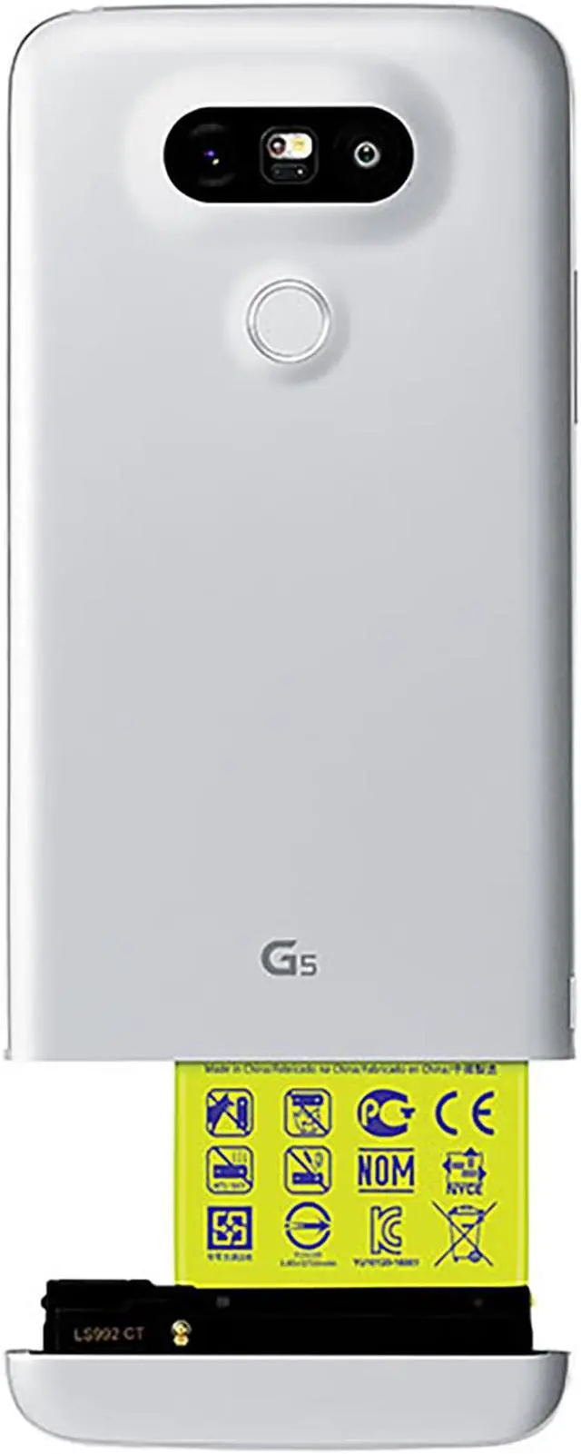 Alt view image 5 of 7 - LG G5 H830 32GB T-Mobile Unlocked GSM 4G LTE Quad-Core Phone w/ Dual 16MP & 8MP Camera - Silver