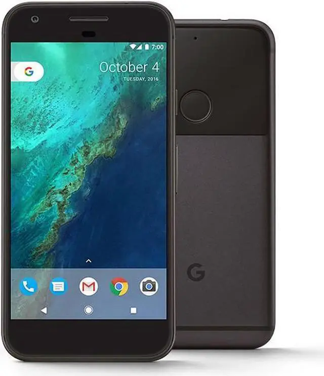 Alt view image 5 of 8 - Google Pixel 128GB Unlocked GSM Phone w/ 12.3 MP Camera - Quite Black