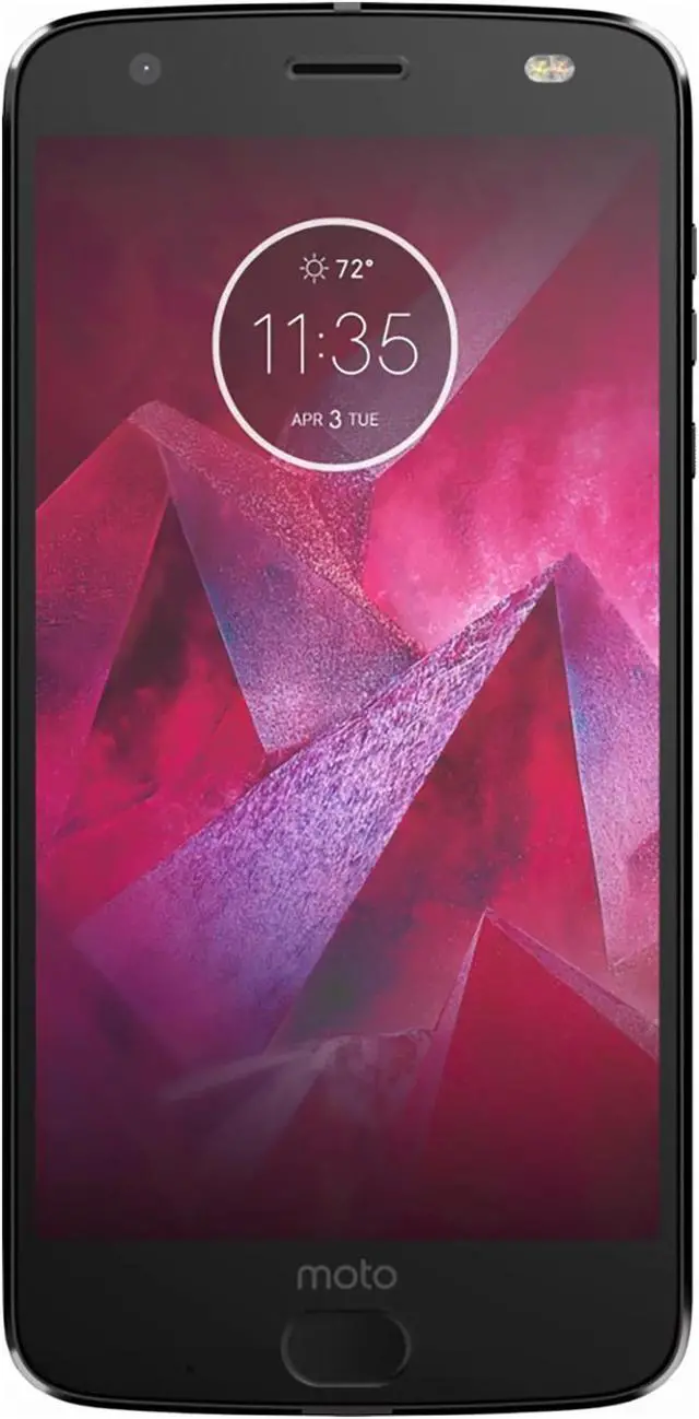 Alt view image 2 of 6 - Motorola Moto Z2 Force XT1789 64GB T-Mobile Locked Phone w/ Dual 12MP Camera - Super Black