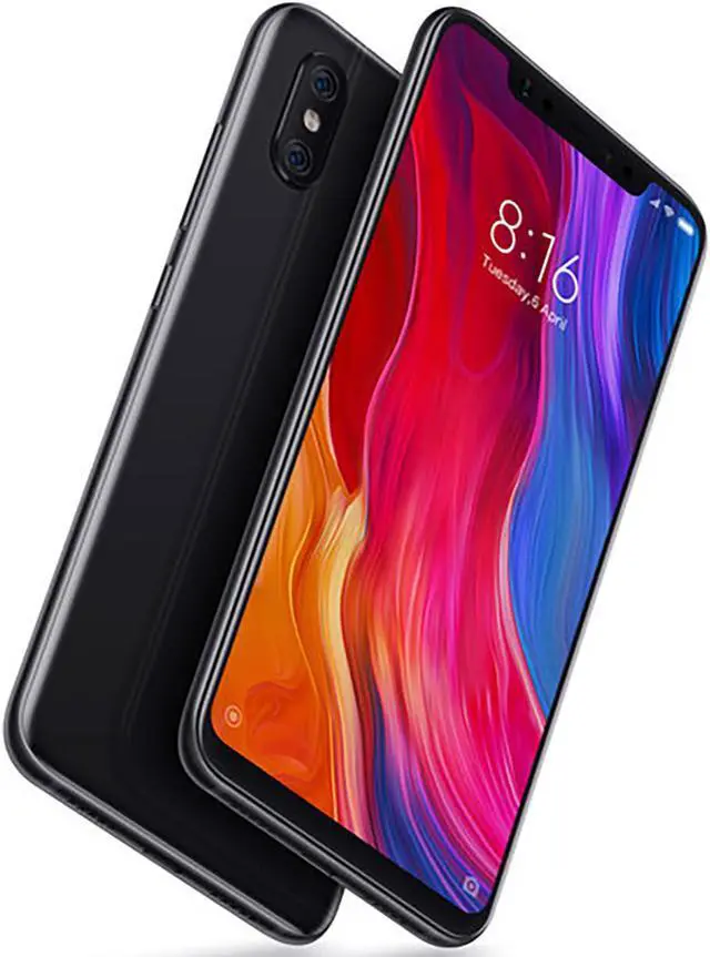 Alt view image 7 of 7 - Xiaomi Mi 8 Dual-SIM 64GB/6GB RAM (GSM Only, No CDMA) Factory Unlocked 4G/LTE Smartphone - Black