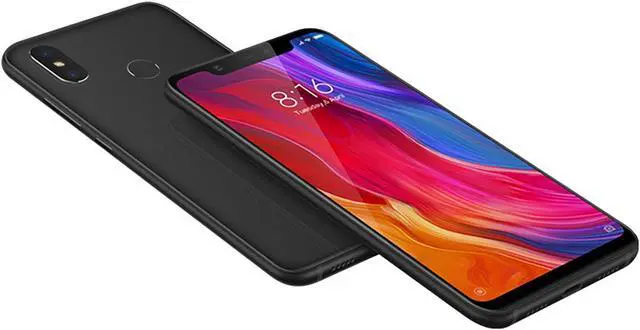 Alt view image 6 of 7 - Xiaomi Mi 8 Dual-SIM 64GB/6GB RAM (GSM Only, No CDMA) Factory Unlocked 4G/LTE Smartphone - Black