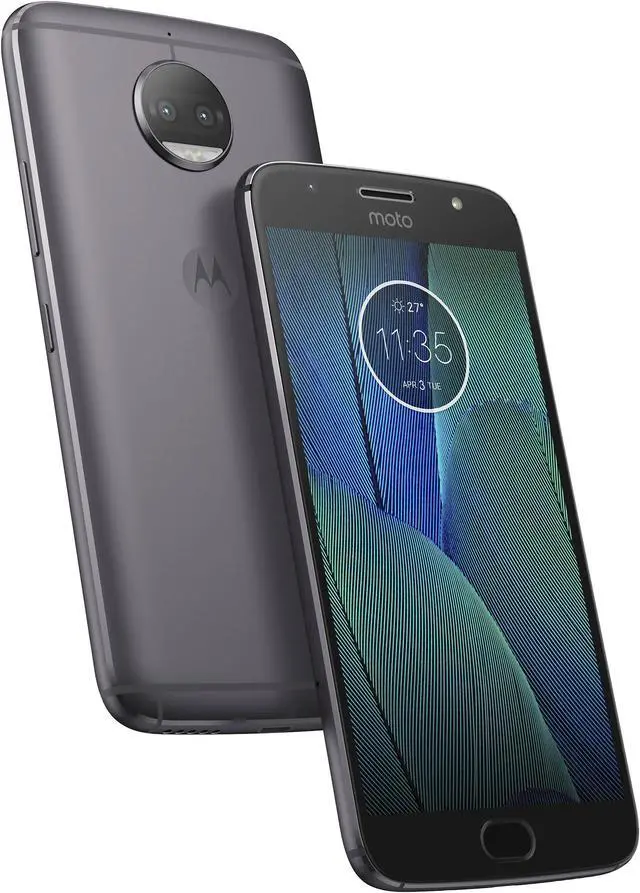 Alt view image 7 of 7 - Motorola Moto G5S Plus XT1803 4G LTE Unlocked GSM Android Phone w/ Dual 13 MP Camera 5.5" Lunar Gray 3GB RAM