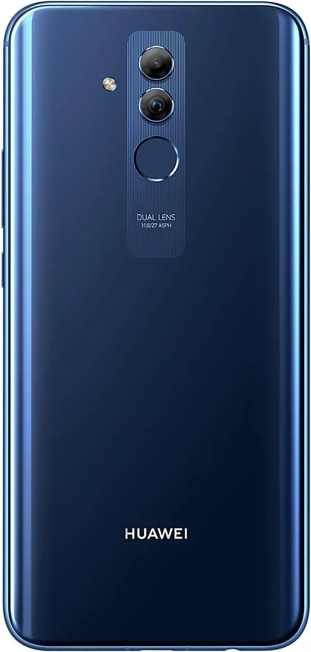 Alt view image 3 of 8 - HUAWEI Mate 20 lite SNE-LX3 64GB Unlocked GSM 4G LTE Dual Rear (20MP|2MP) + Front (24MP|2MP) Camera's - Sapphire Blue