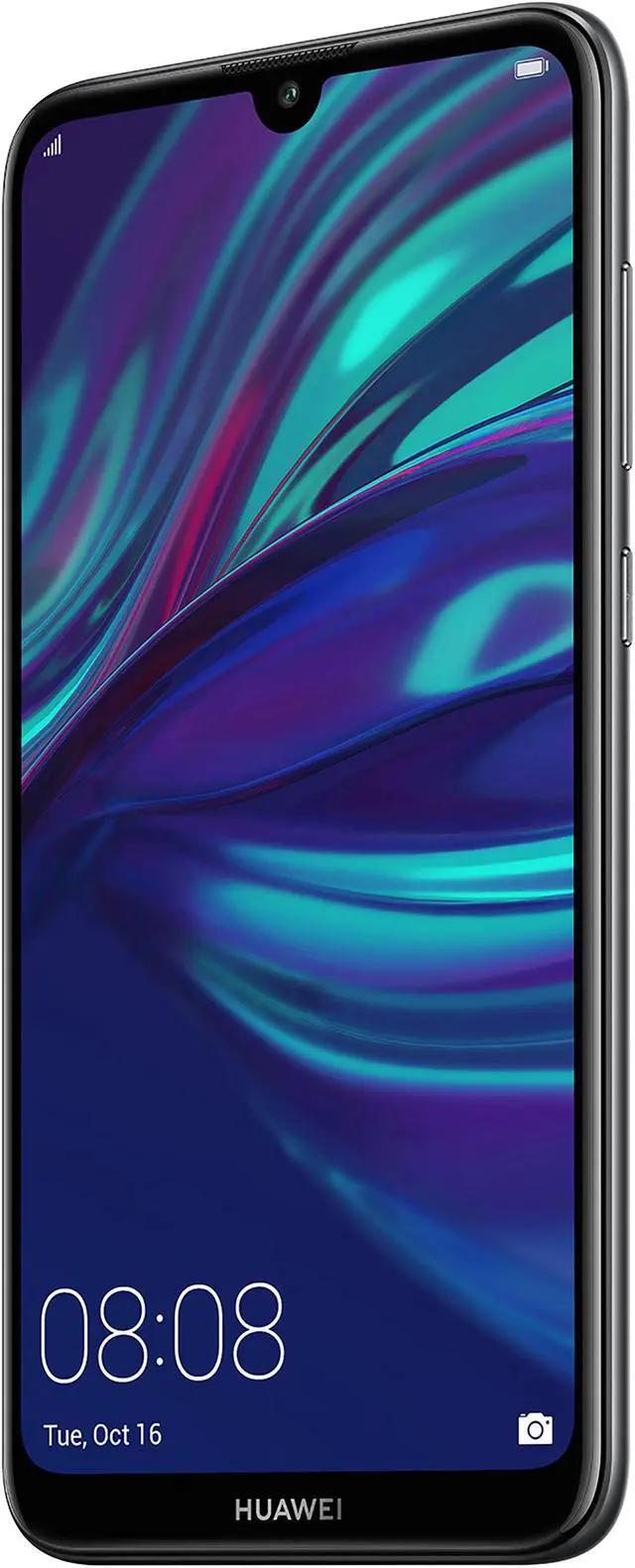 Alt view image 6 of 7 - Huawei Y7 2019 DUB-LX3 32GB Unlocked GSM LTE Android Phone w/ Dual 13MP+2MP Camera - Midnight Black