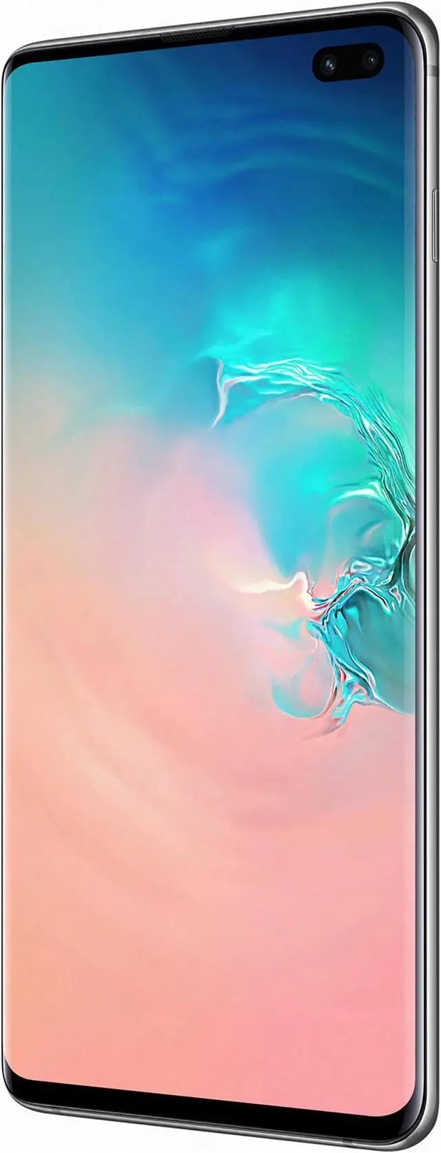 Alt view image 5 of 7 - Samsung Galaxy S10+ G975 128GB Unlocked GSM LTE Phone with Triple 12 MP + 12 MP + 16 MP Rear Camera - Prism White (International Version)