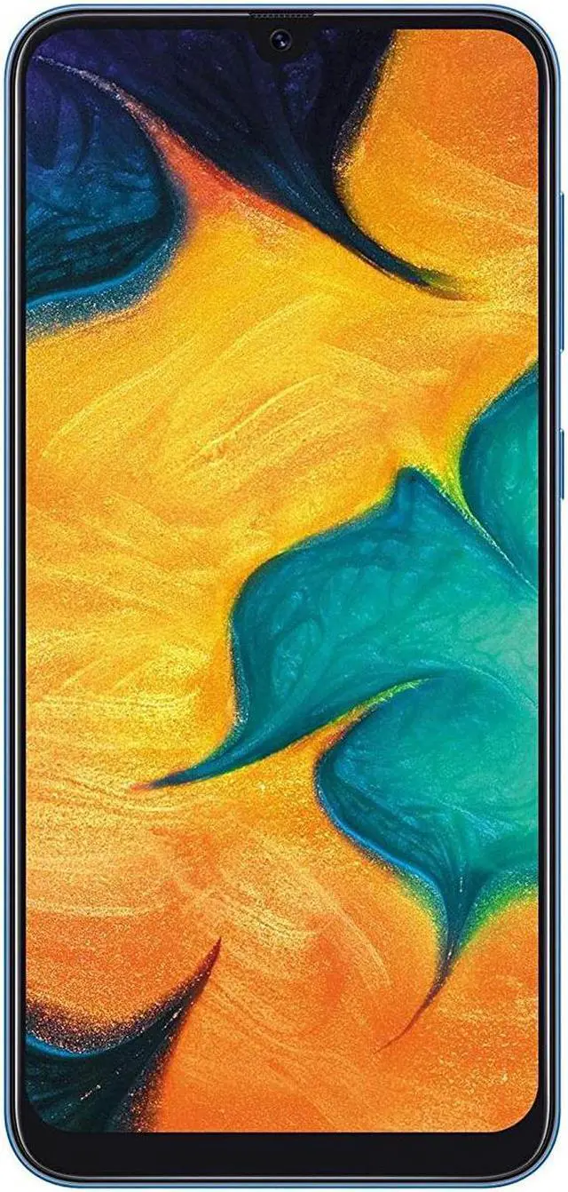 Main image of Samsung Galaxy A30 A305G 32GB Duos GSM Unlocked Phone w/dual 16MP Camera - Blue