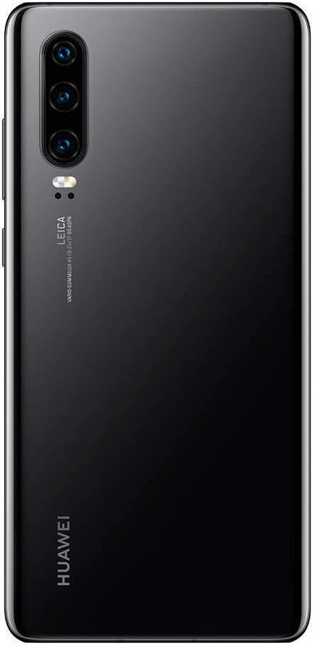 Alt view image 3 of 5 - Huawei P30 ELE-L29 128GB Unlocked GSM Phone w/ Triple 40MP Camera - Black