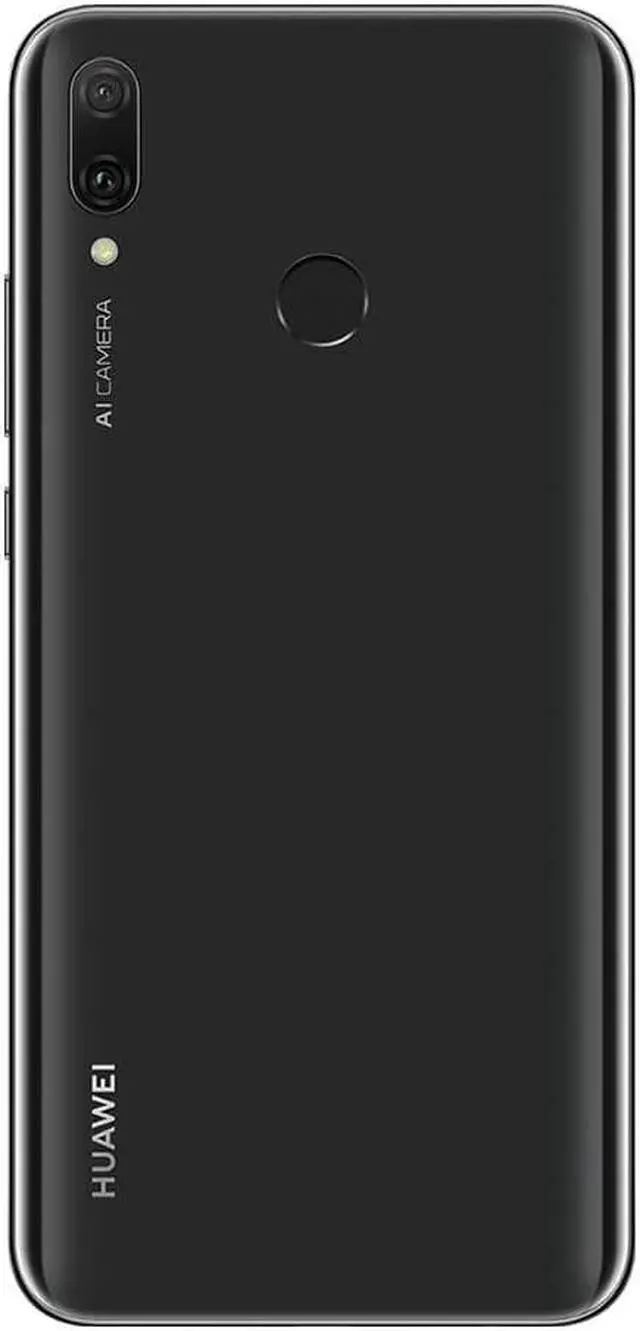 Alt view image 2 of 8 - Huawei Y9 (2019) JKM-LX3 Duos 64GB Unlocked GSM Phone w/ Dual 13 MP & 2 MP Camera - Midnight Black