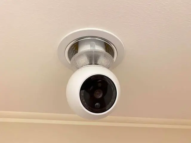Alt view image 2 of 15 - Amaryllo Zeus: 360° Light Bulb security Camera 1080p with Night Vision, 256-bit Military Grade Encryption, 2-Way Audio, Unlimited Cloud storage, Motion Detection, Phone App, Human voice greetings