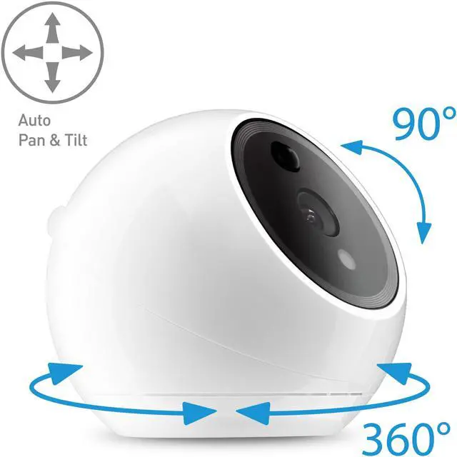 Alt view image 2 of 13 - Amaryllo Apollo: 360° Wireless Security Camera with 256-bit Military Grade Encryption, 1080p Night Vision, PTZ, 2-Way Audio, Unlimited Cloud storage, Motion Detection, Phone App, Human voice greeting