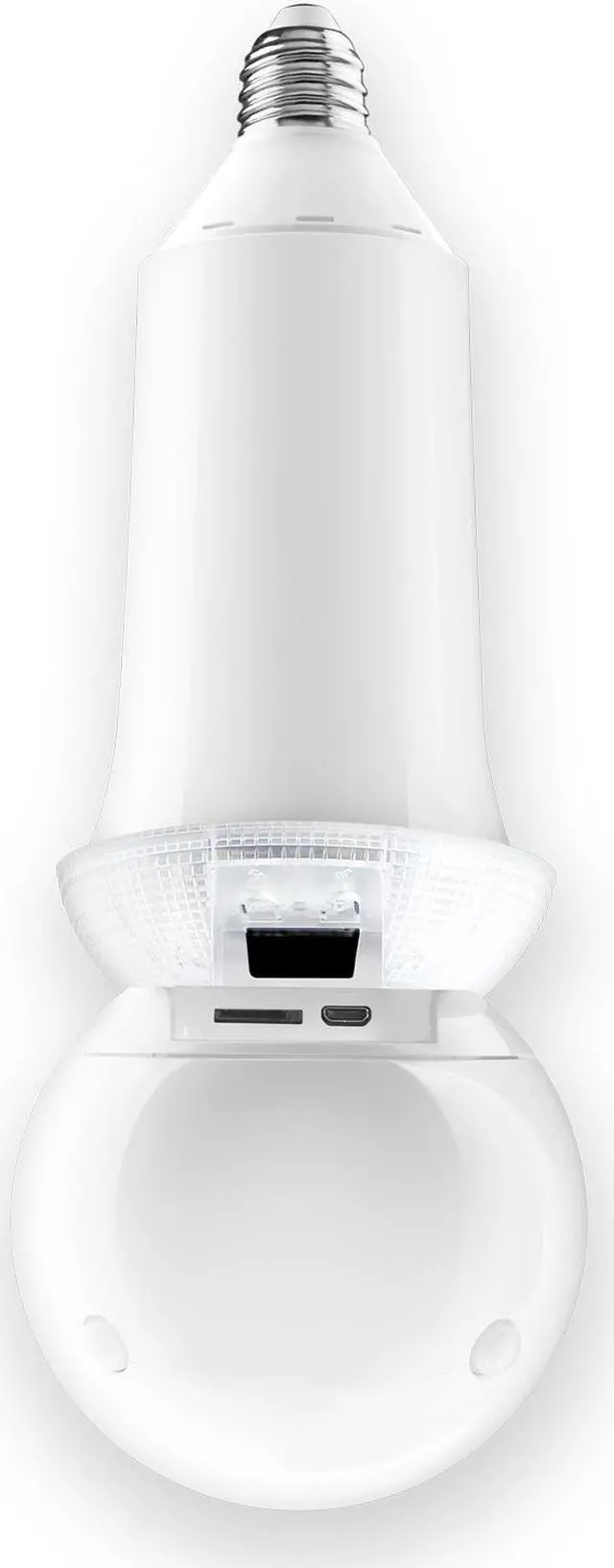 Alt view image 5 of 15 - Amaryllo Zeus: 360° Light Bulb security Camera 1080p with Night Vision, 256-bit Military Grade Encryption, 2-Way Audio, Unlimited Cloud storage, Motion Detection, Phone App, Human voice greetings