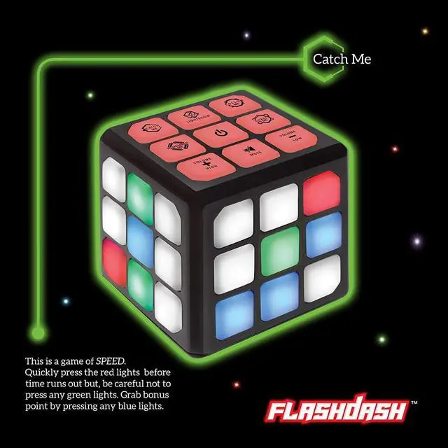 Alt view image 3 of 6 - Flashdash: 4-in-1 Electronic Game for Kids and Adults – Build Brain Cognition & Memory Skills