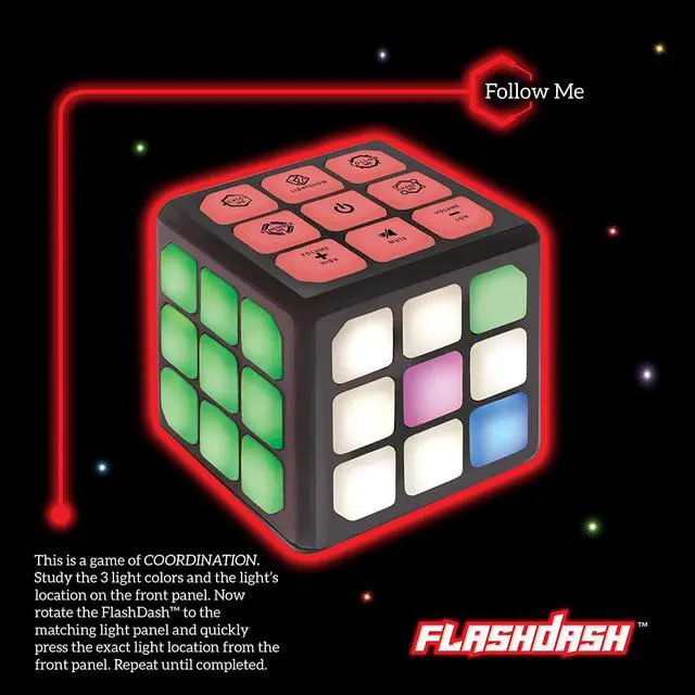 Alt view image 4 of 6 - Flashdash: 4-in-1 Electronic Game for Kids and Adults – Build Brain Cognition & Memory Skills