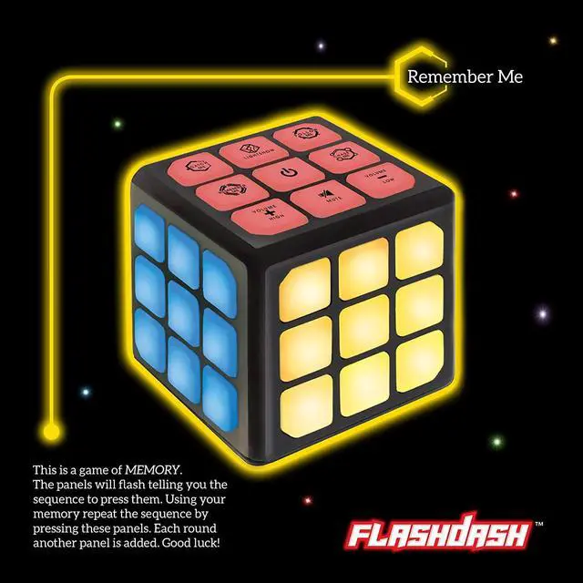 Alt view image 5 of 6 - Flashdash: 4-in-1 Electronic Game for Kids and Adults – Build Brain Cognition & Memory Skills