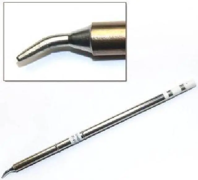 Alt view image 2 of 5 - Hakko Soldering Tip,Bent Chisel,1.4mmx6mmx7mm  T15-JD14