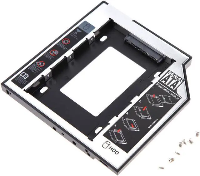 Alt view image 4 of 4 - Universal 12.7mm SATA 2nd HDD HD Hard Drive Caddy Adapter For Laptop CD / DVD-ROM Optical Bay, HP, DELL, Thinkpad, Sony, Toshiba, ASUS, Fujitsu, Acer etc.