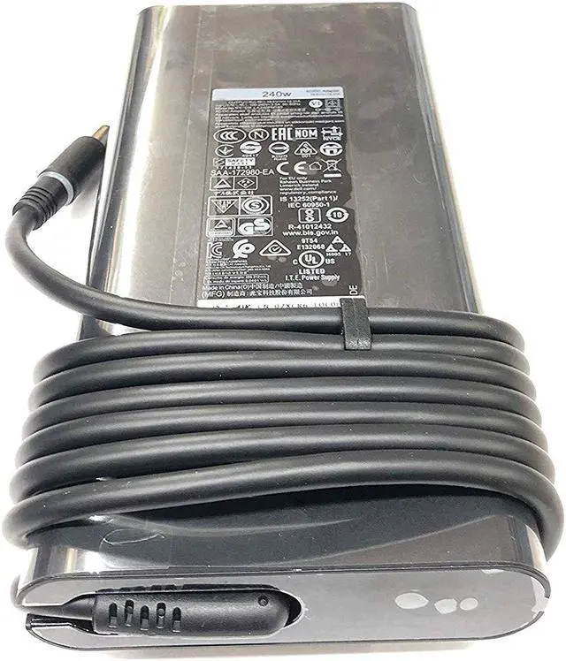 Alt view image 2 of 6 - New Compatible Laptop AC Adapter Replacement for Dell Precision 7720 7730 7520 Alienware 15 R4 17 R5 LA240PM180, 7XCR6, 07XCR6, DA240PM180, 0RYJJ9, RYJJ9, 8N2T2, 450-AGCX, KJXPP, 450-AHHE 240W