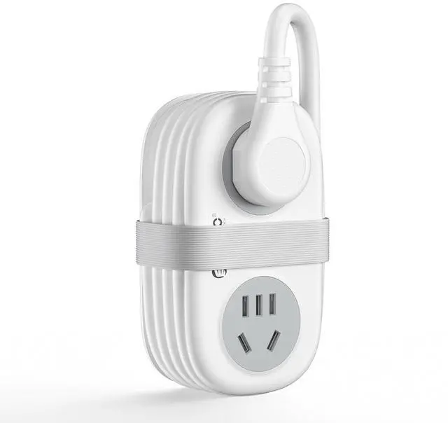 Main image of ORICO Travel Power Strip, 4 Outlets 3 USB Ports (1 USB C) with 4FT Wrapped Short Extension Cord, Compact Power Strip for Hotel Travel Cruise Ship Essentials Dorm Room Essentials