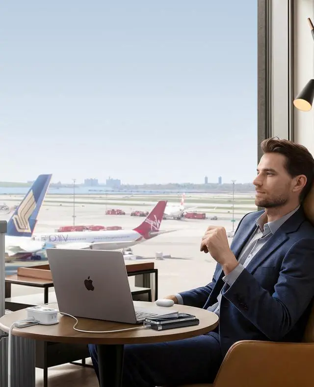 Alt view image 5 of 5 - ORICO Travel Power Strip, 4 Outlets 3 USB Ports (1 USB C) with 4FT Wrapped Short Extension Cord, Compact Power Strip for Hotel Travel Cruise Ship Essentials Dorm Room Essentials