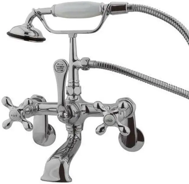 Alt view image 5 of 8 - LEG TUB FILLER W. HAND SHOWER CP, (1) CCMX1H (1)-Chrome Finish