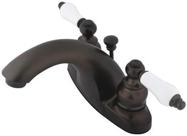 Alt view image 4 of 7 - Kingston Brass KB7645PL Lavatory , Faucet, Oil Rubbed Bronze