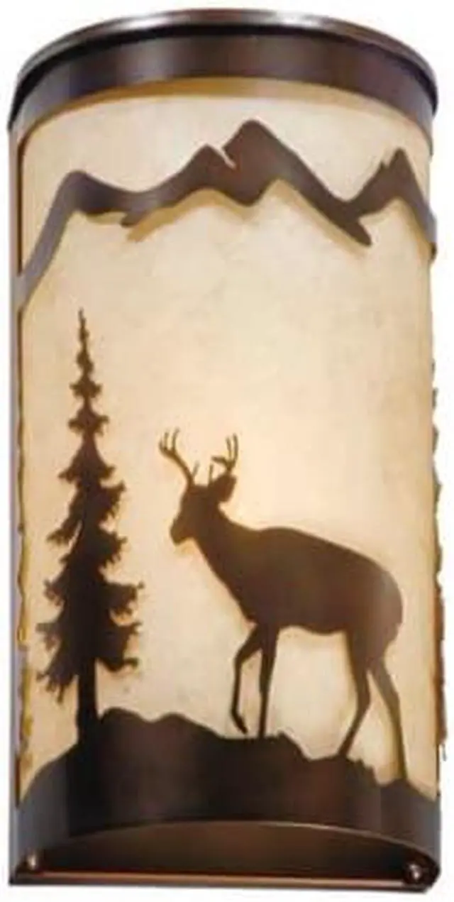 Alt view image 2 of 7 - Vaxcel Bryce 8" Wall Sconce Burnished Bronze - WS55408BBZ