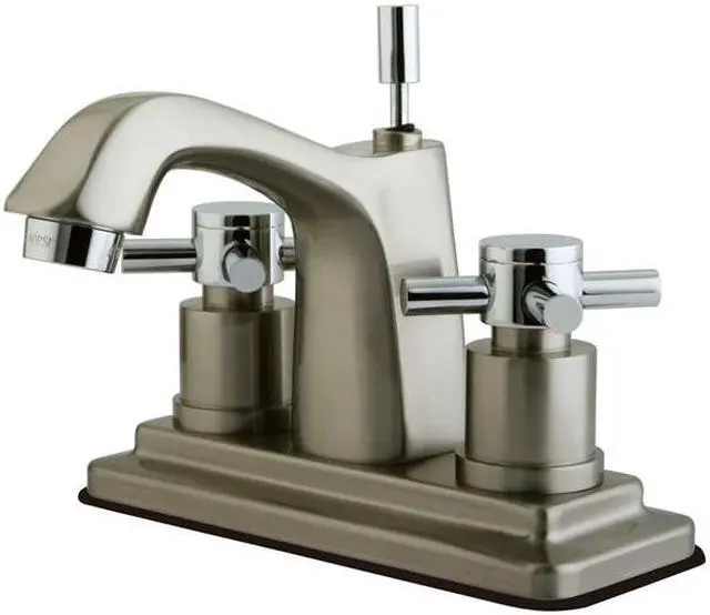 Alt view image 3 of 7 - Kingston Brass KS8647DX Concord Two Handle 4" Centerset Lavatory Faucet with Bra