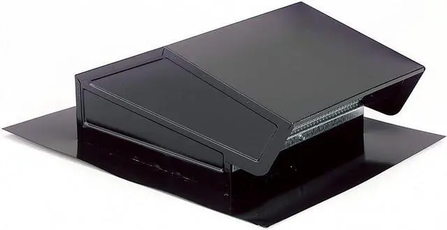Alt view image 4 of 8 - BROAN 634M Roof Cap With Built In Damper, 6" Round Duct, Black