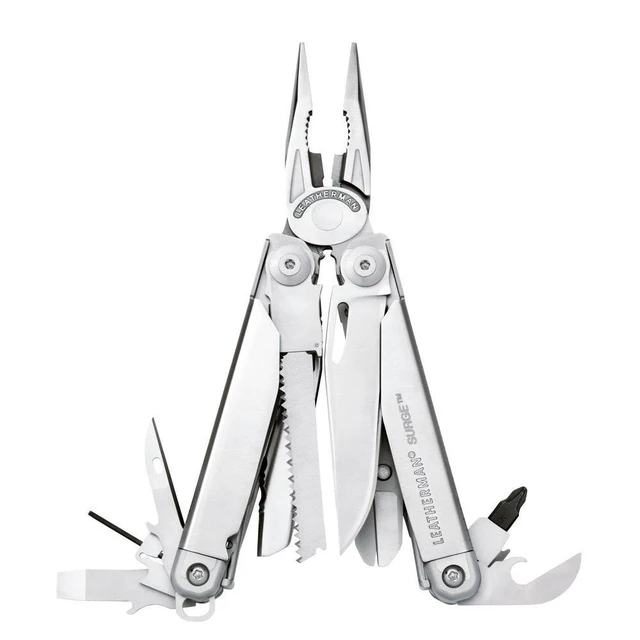 Alt view image 18 of 20 - Leatherman Surge Multi-Tool w/Premium Sheath 830158