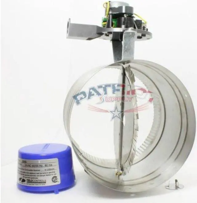 Alt view image 4 of 4 - FIELD CONTROLS GVD-8PL Vent Damper,8-1/16 in L x 12-7/8 in H,SS