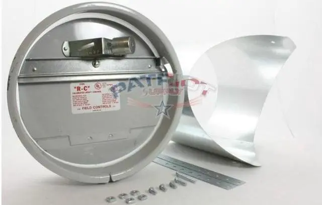 Main image of Field Controls 01580101 9RC 9" RC Barometric Draft Control For Oil Wood or Coal – Residential and Commercial