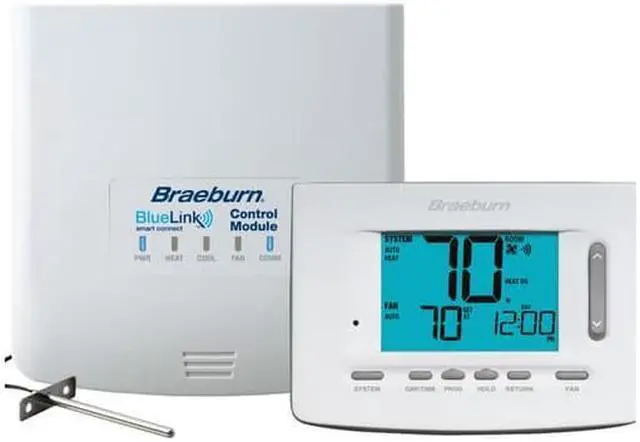 Alt view image 2 of 8 - Universal Programmable Wireless Thermostat Kit - for Systems up to 3 Heat/ 2 Cool
